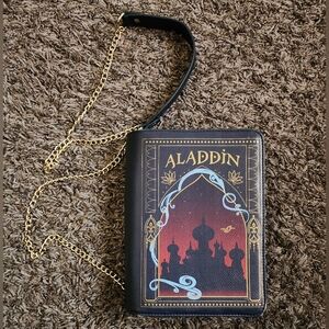 Loungefly Disney Aladdin Book Crossbody Purse Bag